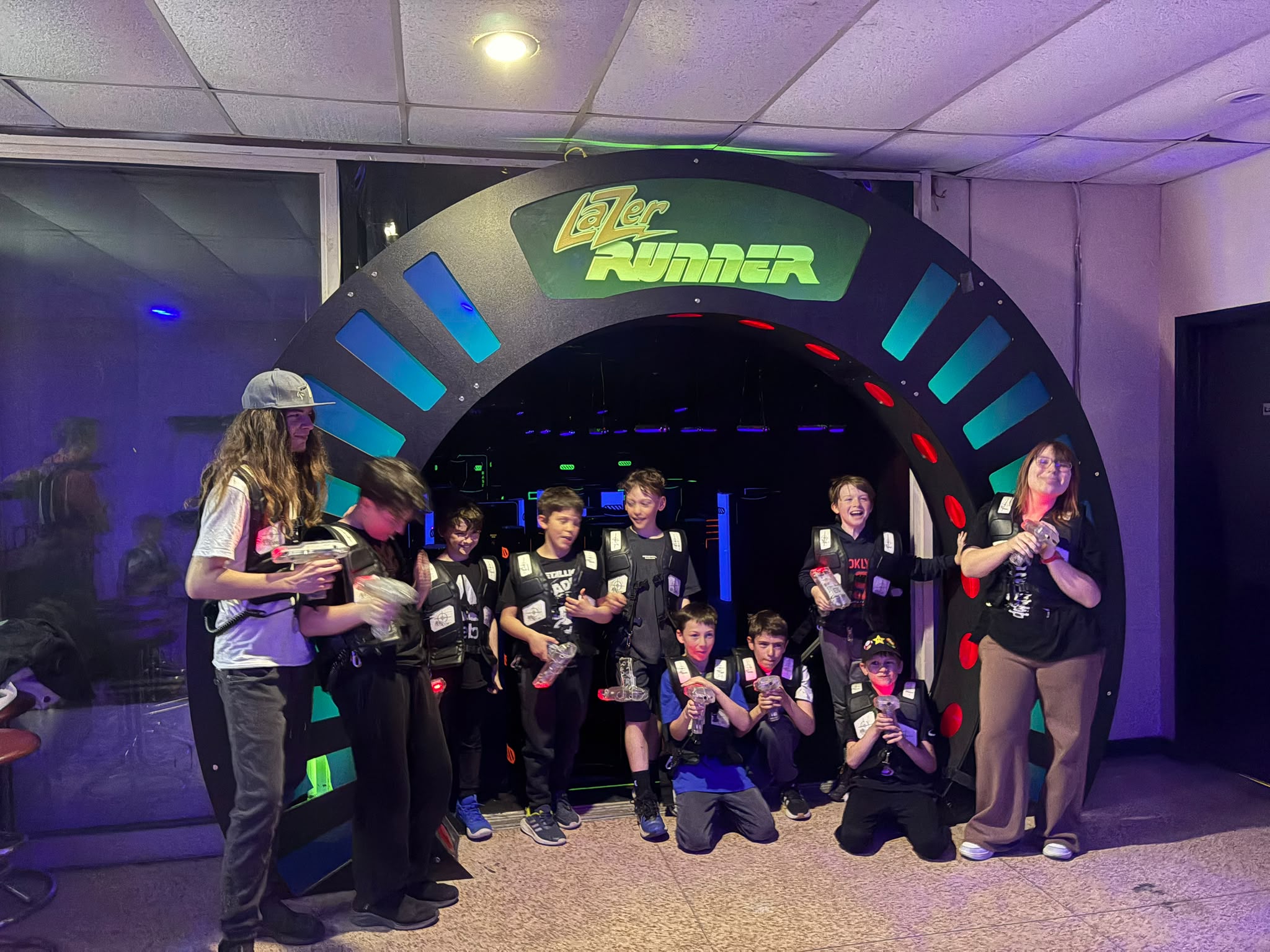 Laser tag fun at Lazer Zone Arena